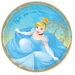 Cinderella 9 " Paper Plates 8 ct