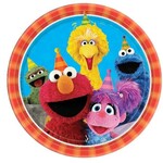 Sesame Street 9 in Plate 8 ct