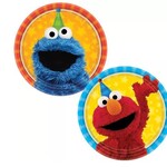 Sesame Street 7 " Paper Plates 8 ct