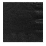 Jet Black Beverage Napkins 50ct
