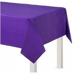 Plastic New Purple Tablecloth 54 x 108 Rectangle