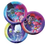 Trolls World Tour 7"  paper plates 8ct
