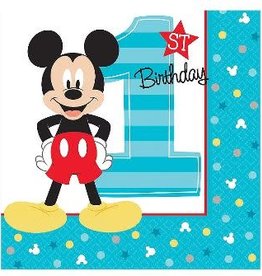 Mickey's fun to be one Beverage Napkins