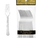 Plastic Forks Clear 20 counts