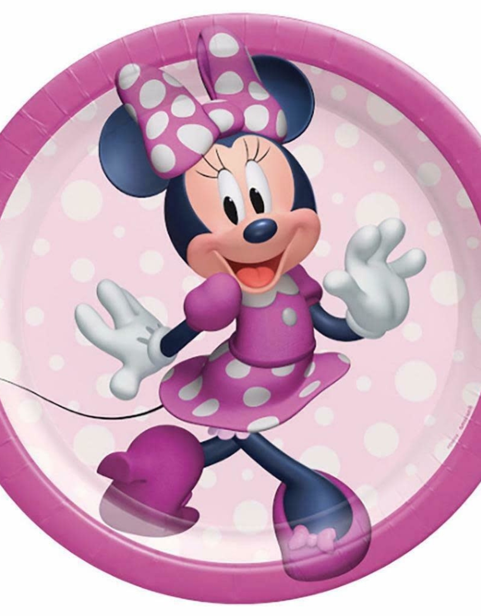 Minnie Mouse plates 7" Paper Plates 8ct