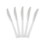 Clear plastic knives