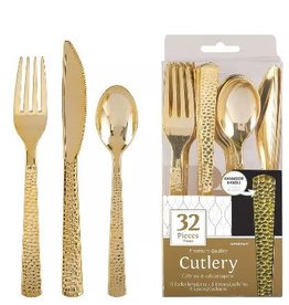 Gold  Cutlery Assorted  32 pieces