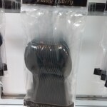 Black Plastic Spoons