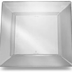 10 1/2" Plastic clear plates