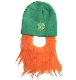 Wallys party factory Knit Beanie with Beard