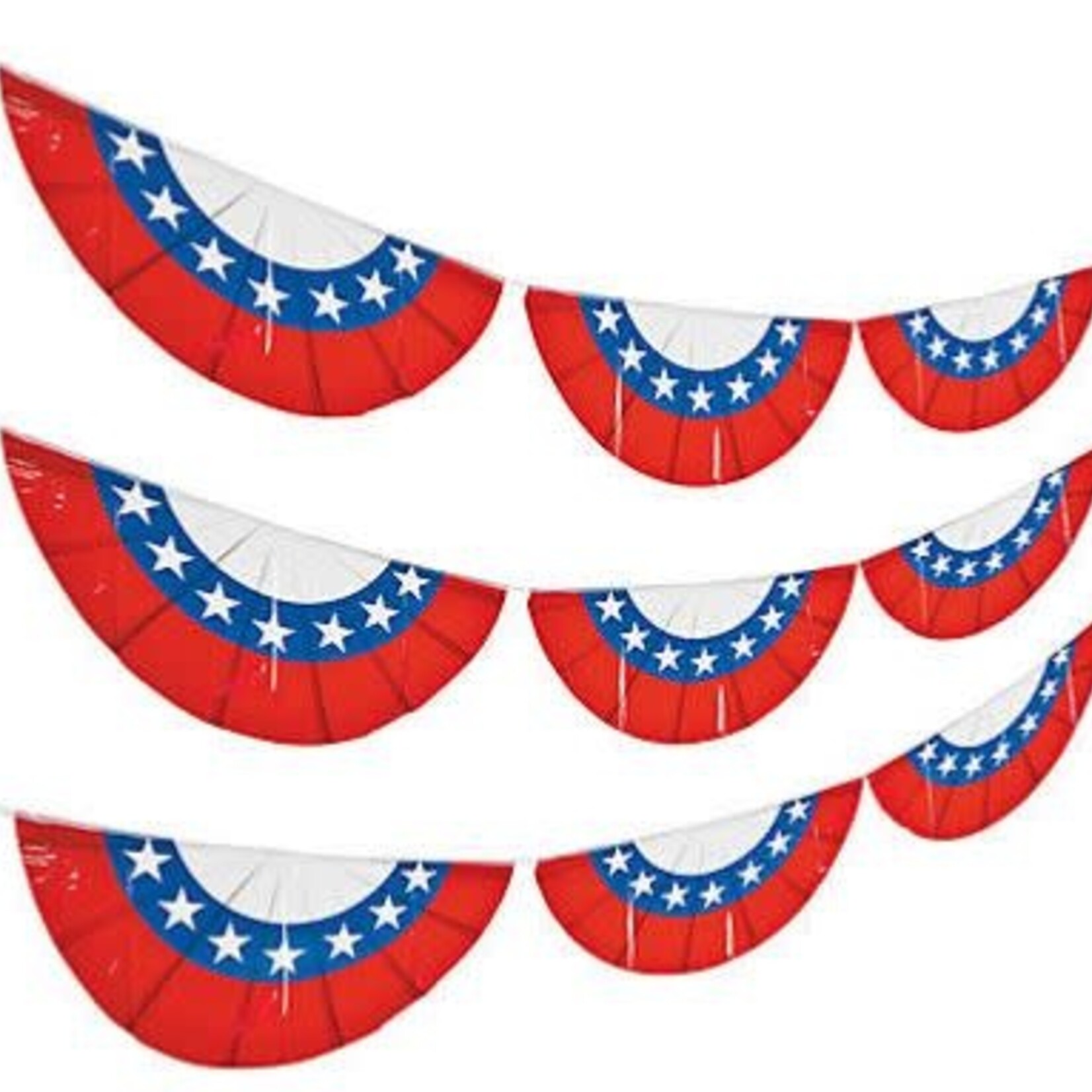 Wallys party factory 4th of July Flag Bunting