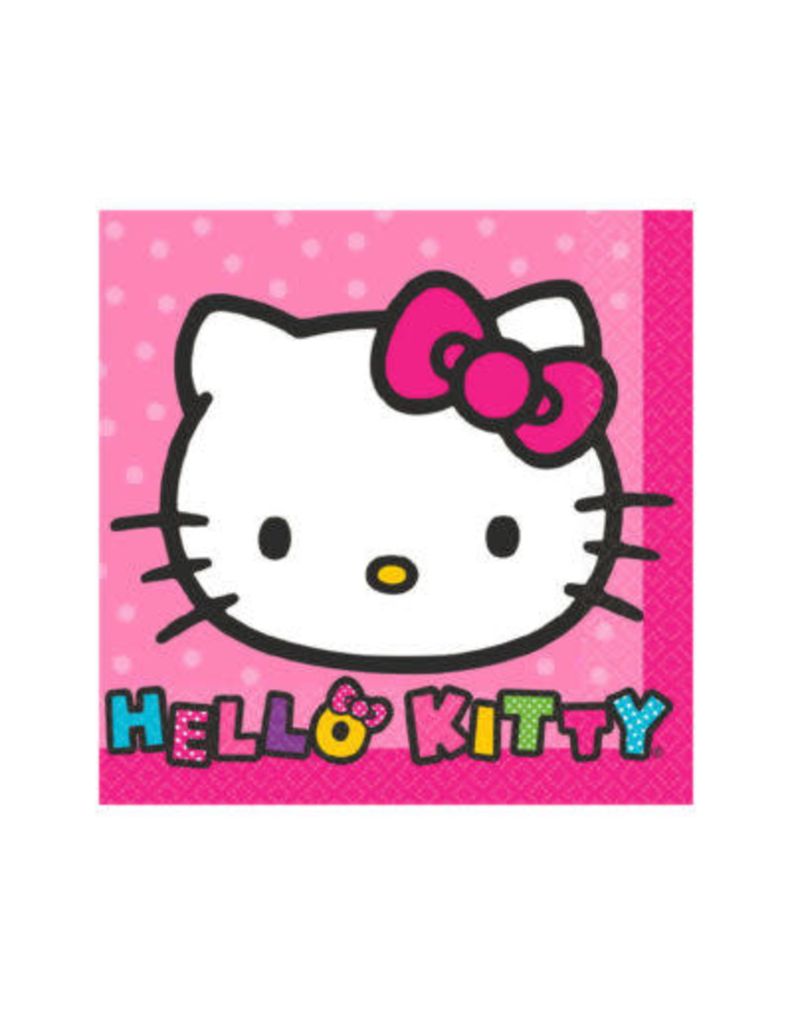 Hello Kitty Rainbow Napkins 16Pack