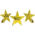 Gold Foil Star Place Cards - Pack of 24