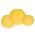 Yellow Round Paper Lanterns