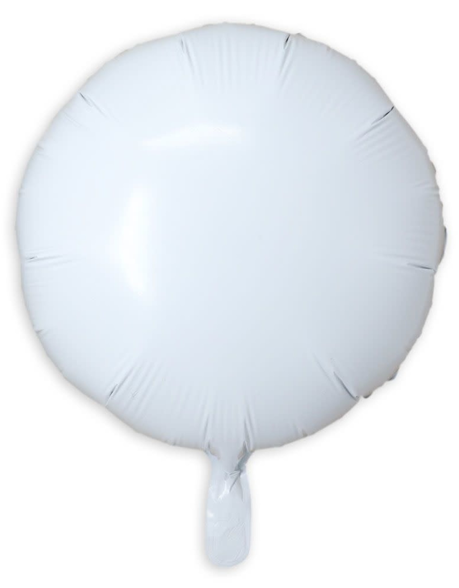 18'' Round White Balloon