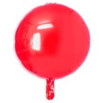 RED 18IN ROUND MYLAR