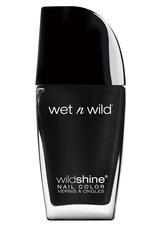 wet n wild Wild Shine Nail Color, Black Crème