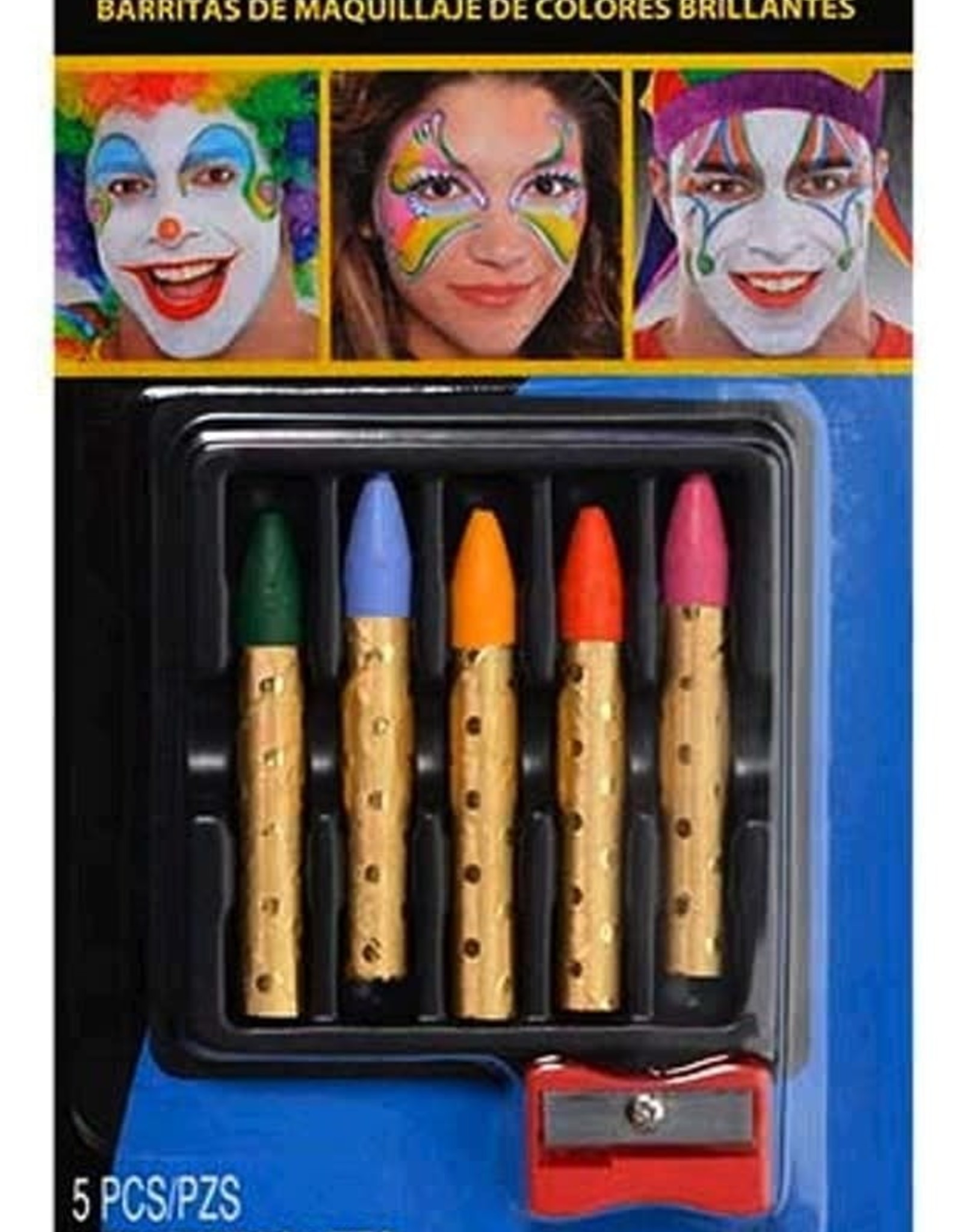 Bright makeup sticks