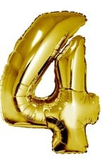 34'' Gold #4 Balloon