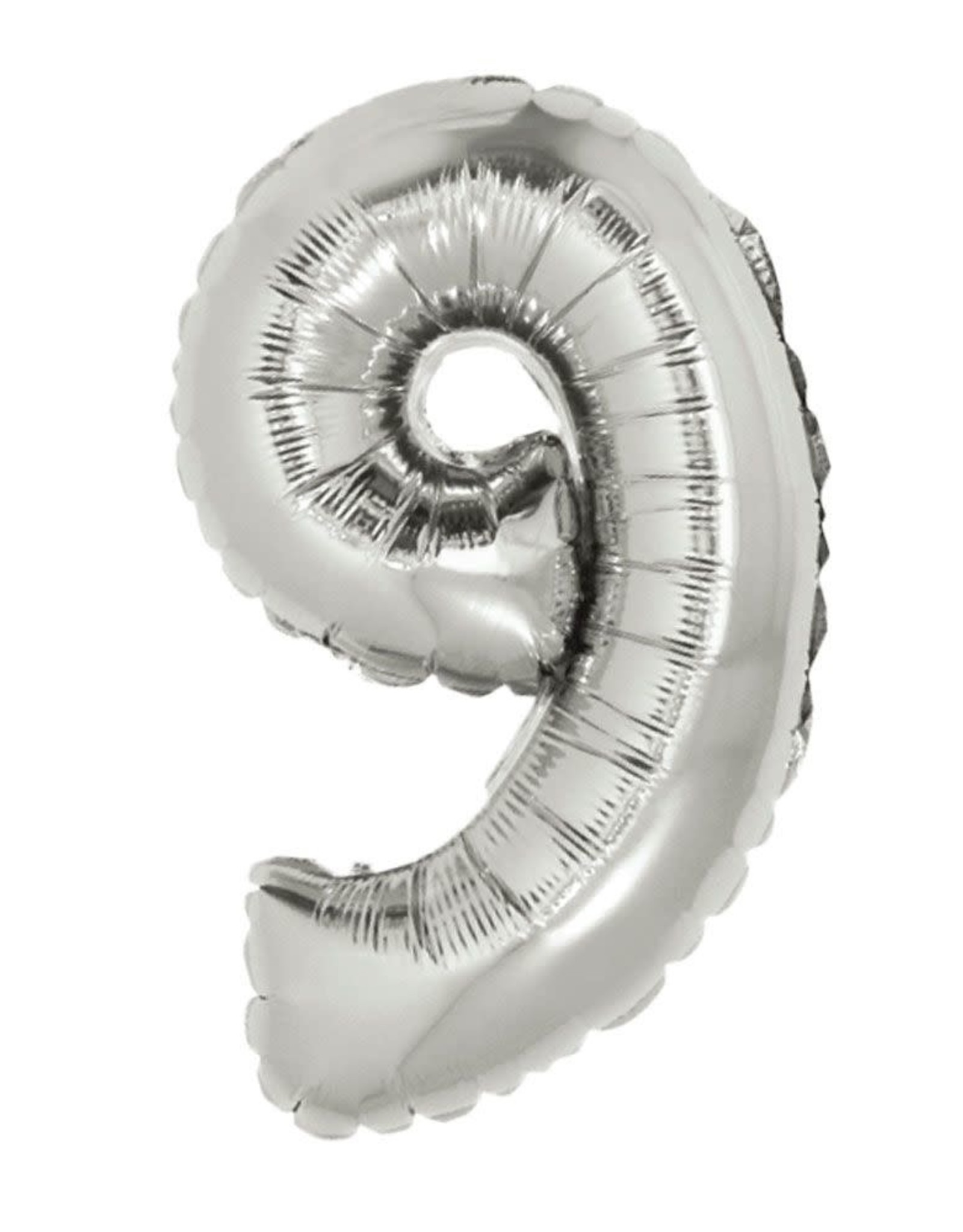 34'' Silver #9 Balloon