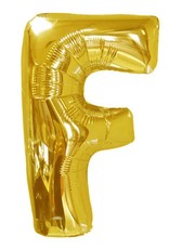 party club 40" Gold Mylar Letter Balloons