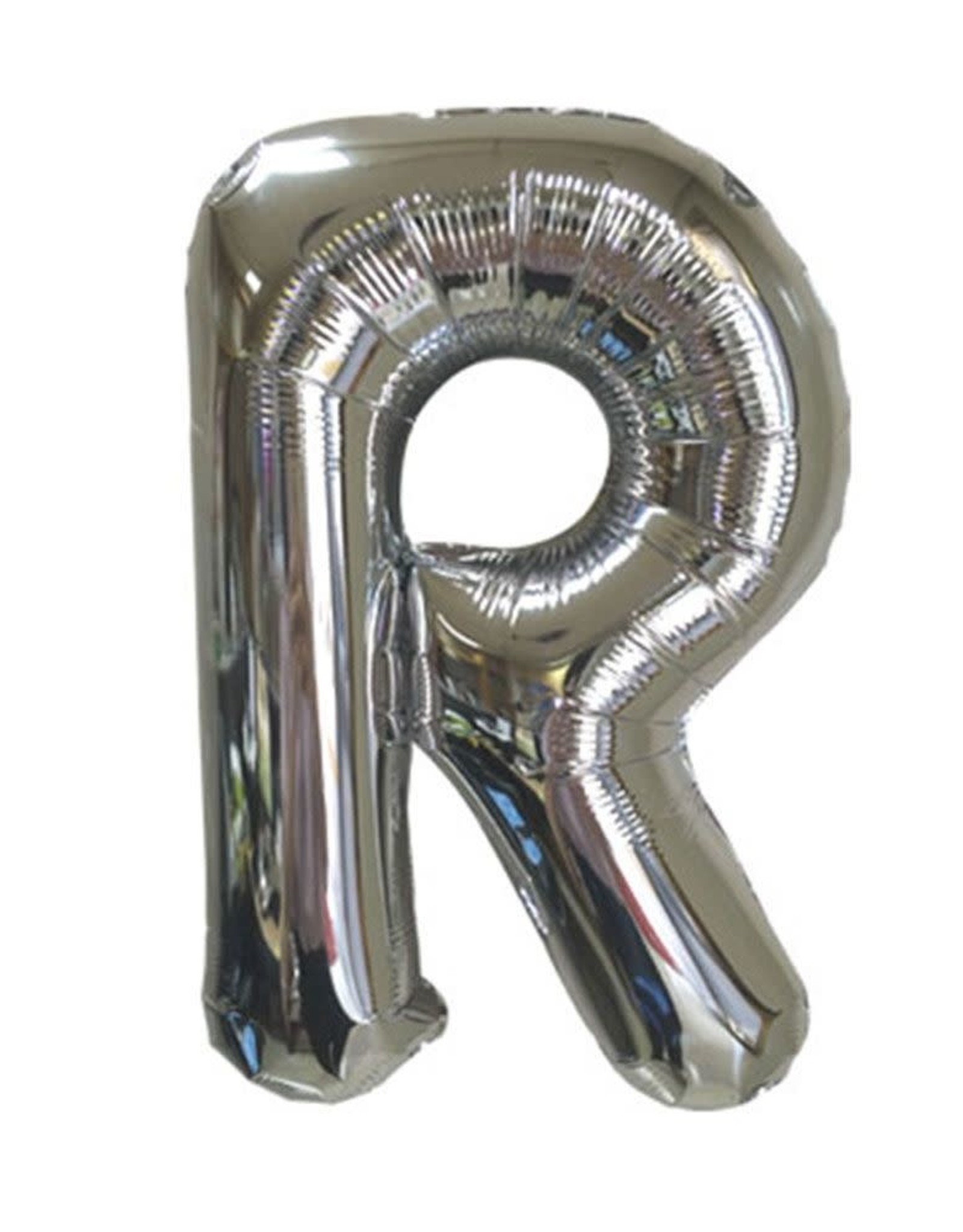 40" Silver R balloon