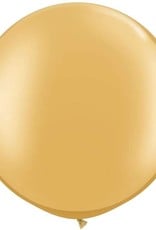 Party Supplies USA 36'' Metallic Gold Latex Balloon 2ct