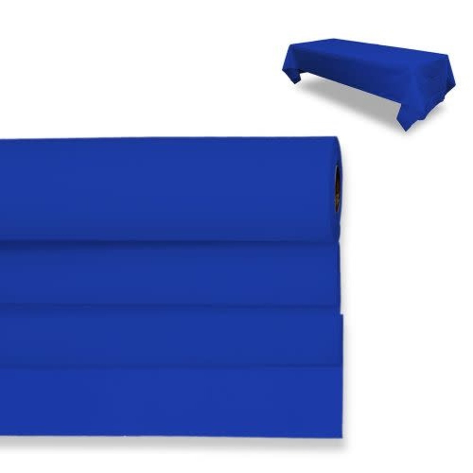 40IN X 100IN TABLE ROLL ROYL Blue