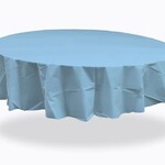 84'' Round Tablecover Lt. Blue