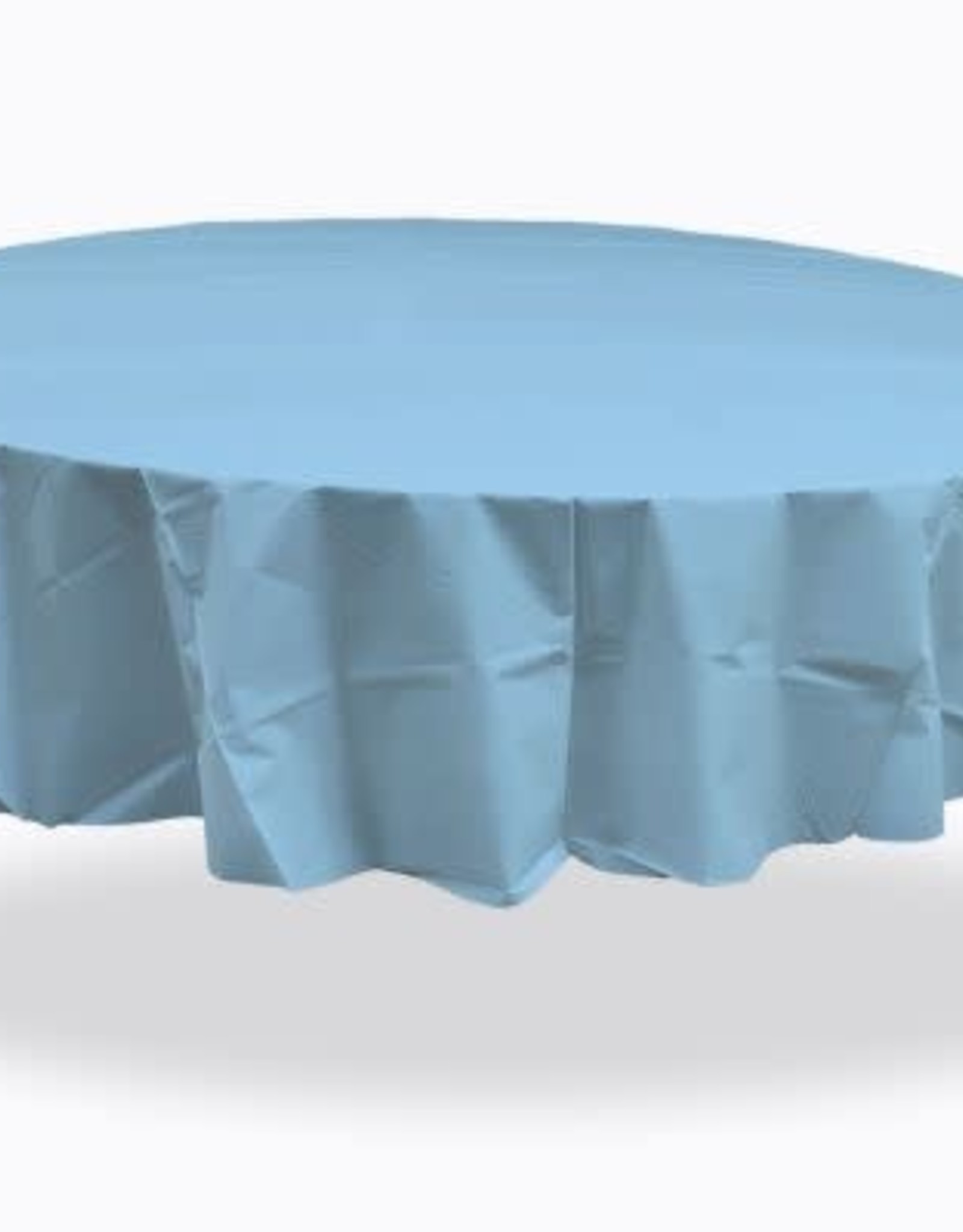 84'' Round Tablecover Lt. Blue