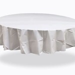 84'' Round Tablecover White