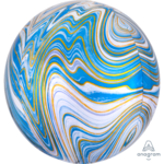 16" Blue Marblez Orbz