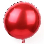 18'' Mylar Round Red