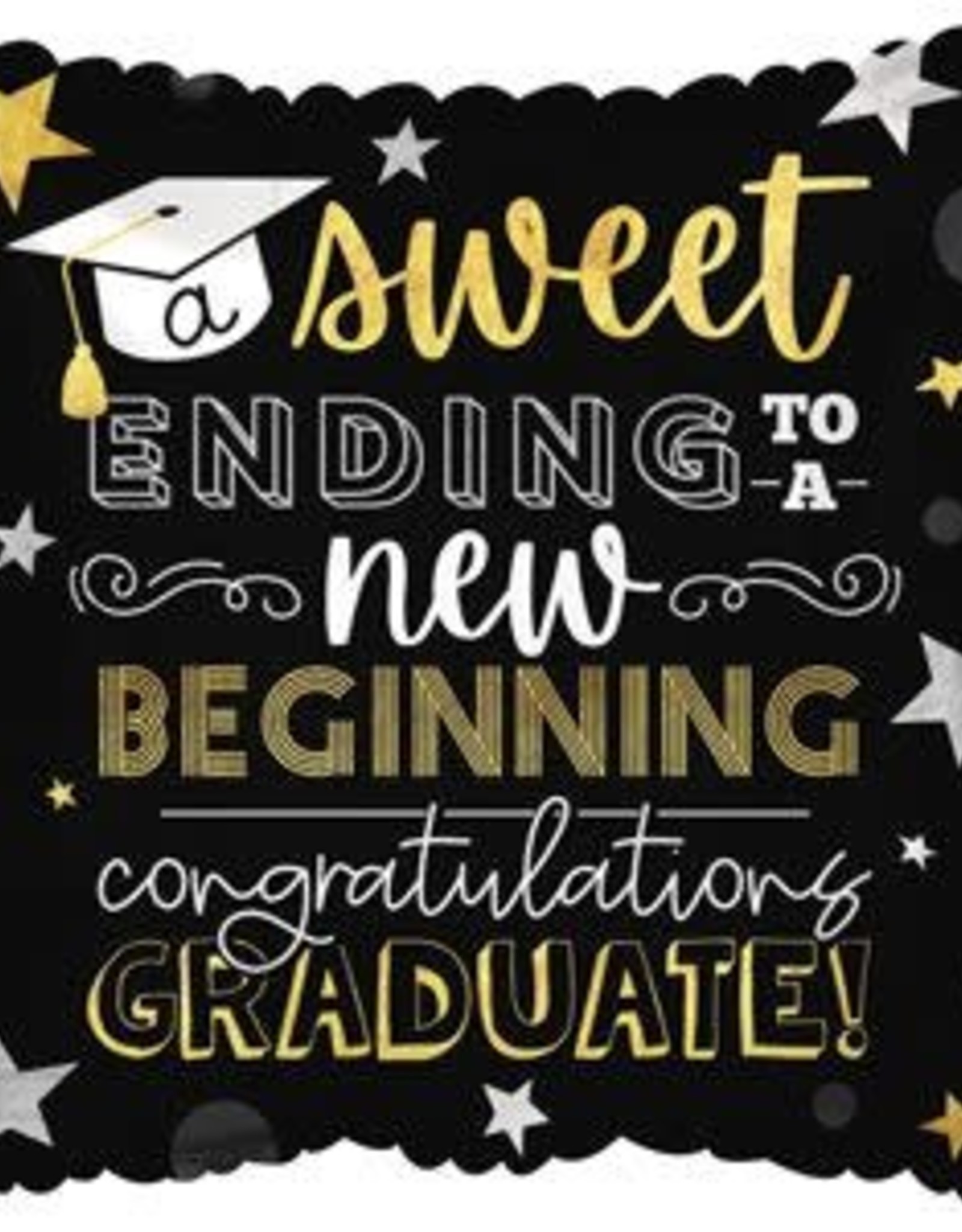 18" Congrats Grad - New Beginning