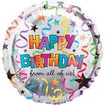 18" Happy B'day From All