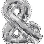 34" Silver - "&"