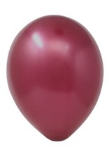 5'' Metallic Burgandy Latex  Balloons 50ct