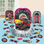 50's Theme Party Jukebox and Vinyl Records Table Decorating