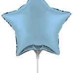 6'' Light Blue Star Air Filled