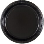 7'' Black  Plates 20ct