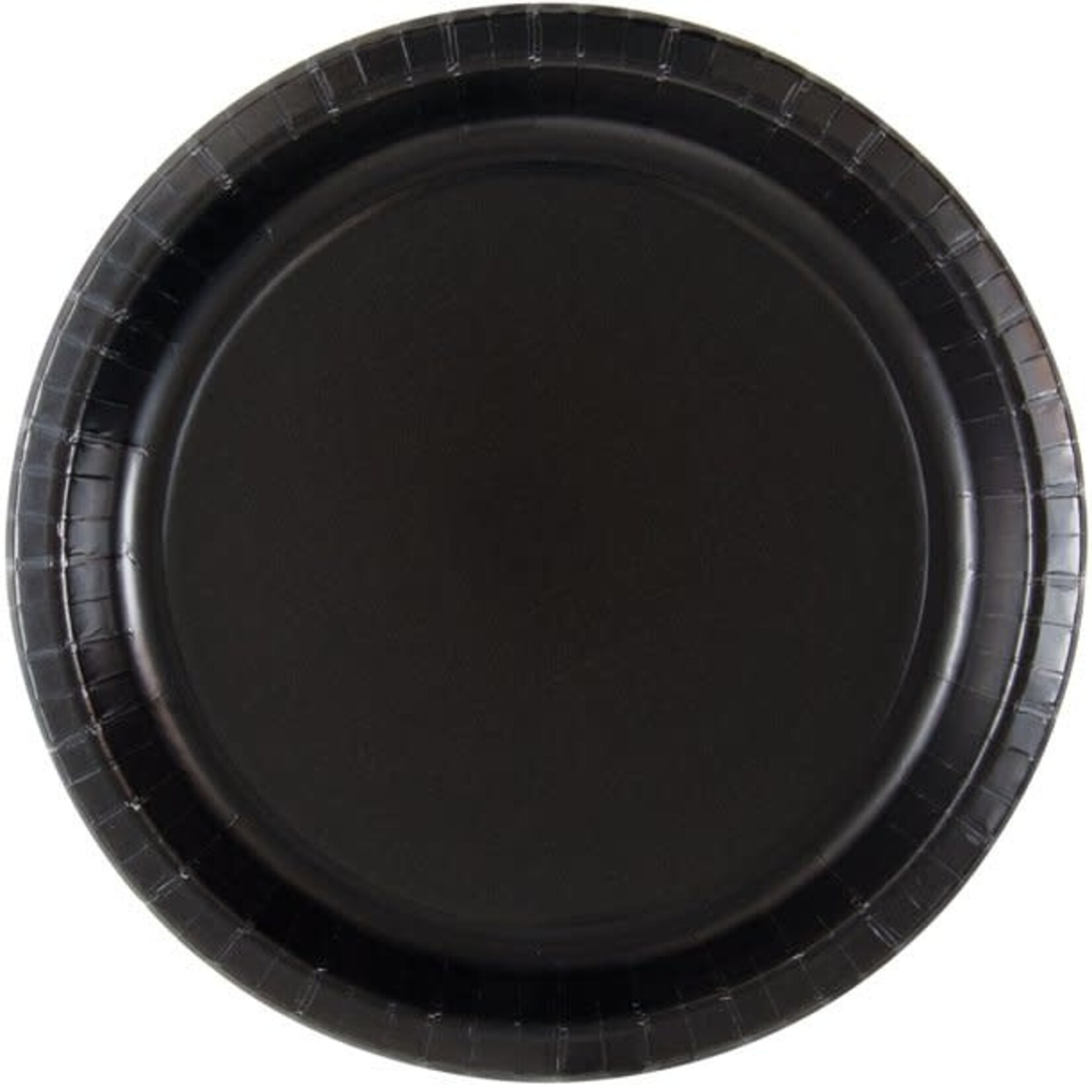 7'' Black  Plates 20ct
