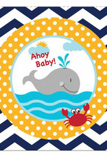 AHOY MATEY BABY Whale Lunch Napkins