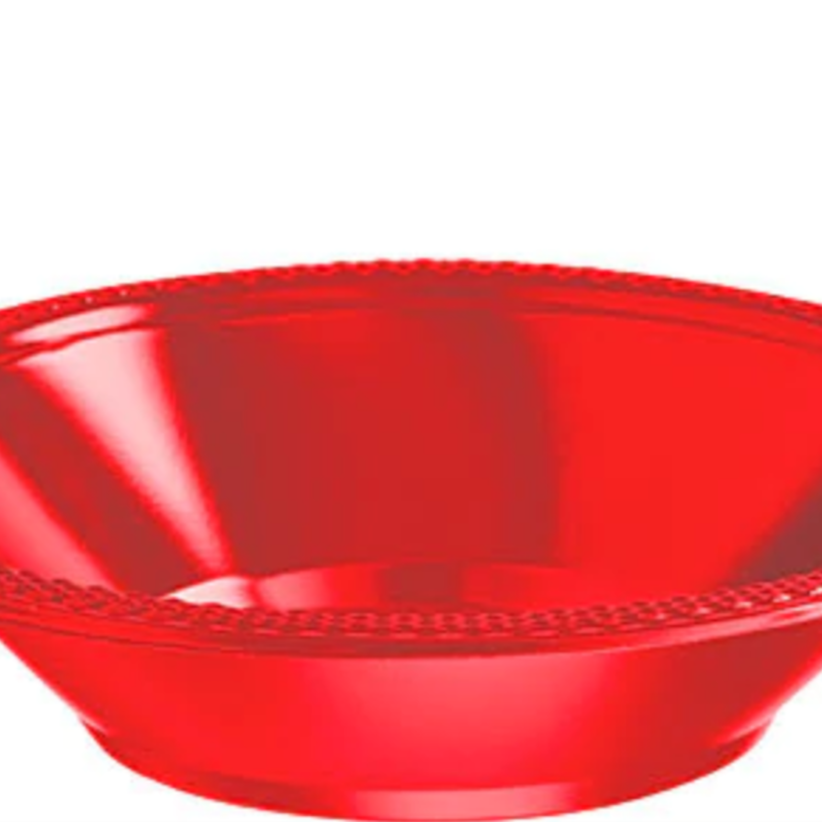 Apple Red Plastic 12oz. Bowls