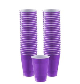 Plastic Purple Cups 12 pk - Bravo Party Shop