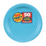 Caribbean Blue 7'' Plates 50ct
