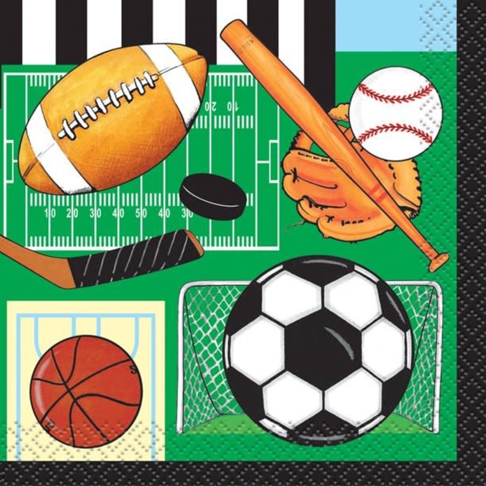 Classic Sports Beverage Napkins