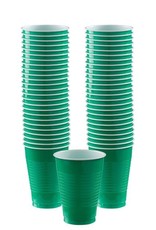 Green 12oz. Plastic Cup (50 Pack)
