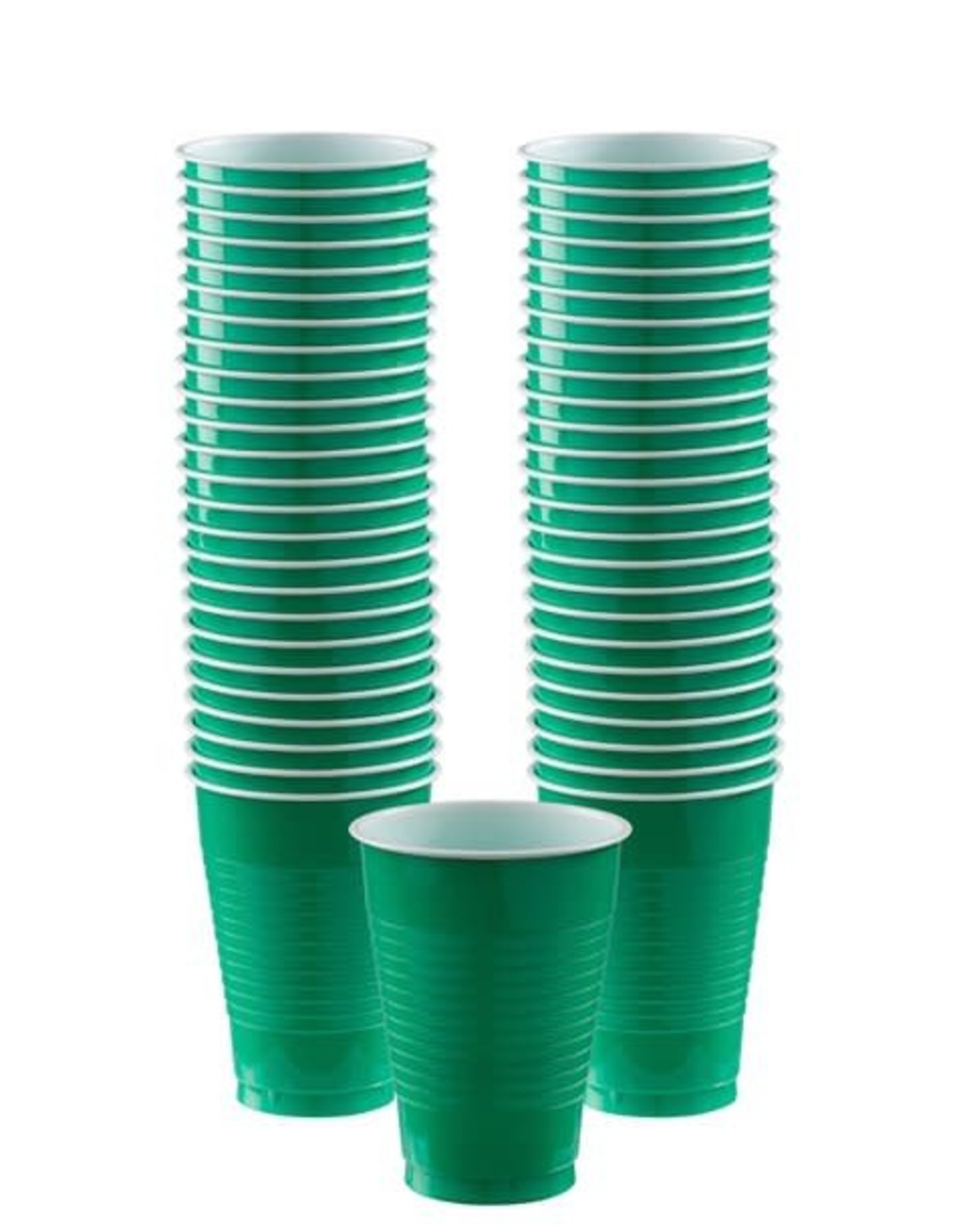 Green 12oz. Plastic Cup (50 Pack)