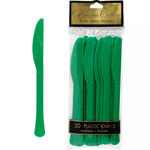 Green Plastic Knives