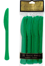 Green Plastic Knives